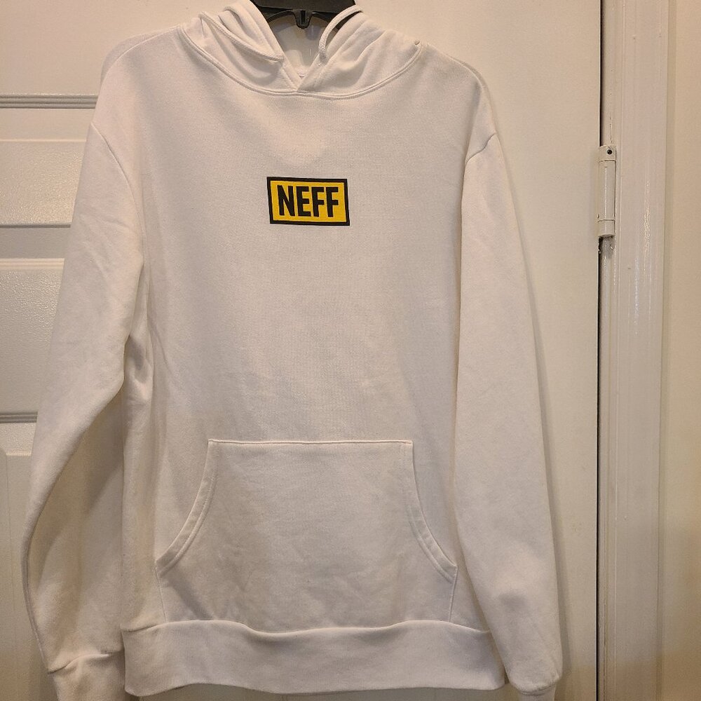 Neff x The Simpsons Kwik-E-Mart Brain Freeze! Hoodie White Men's Medium NWT